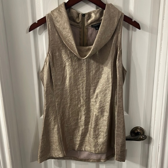 ANN TAYLOR COWL NECK BLOUSE SIZE 6 - Picture 1 of 5